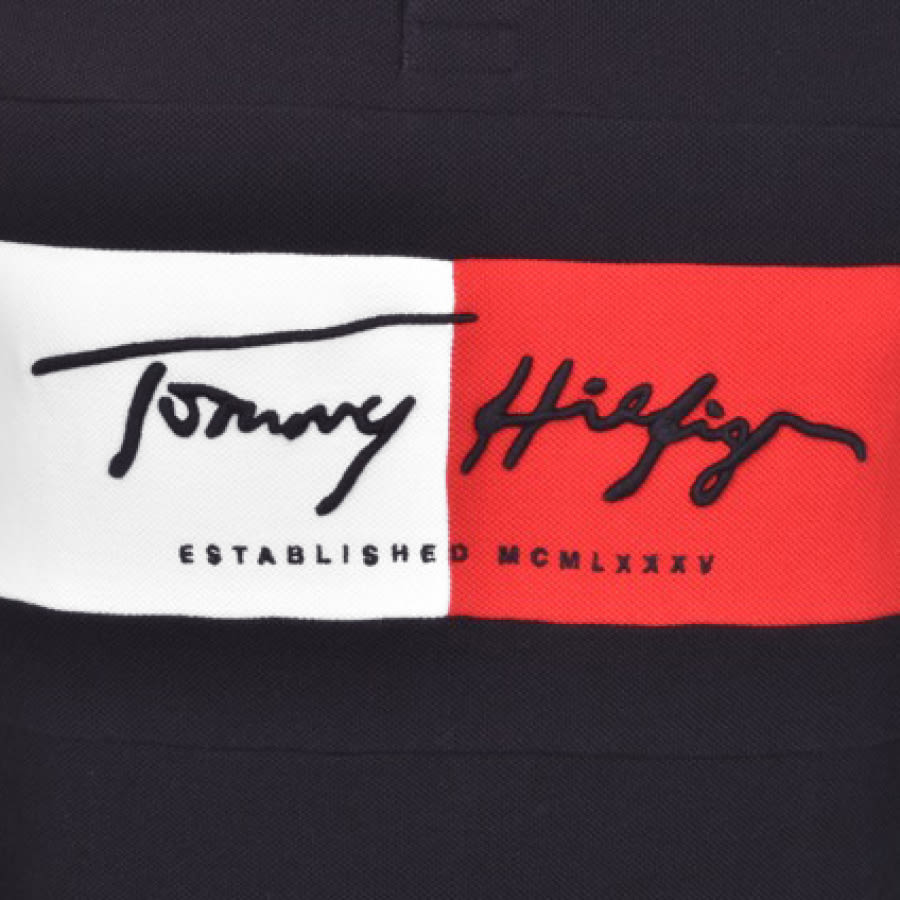 Alternative Image for ProductTommy Hilfiger Autograph Flag Polo Navy3